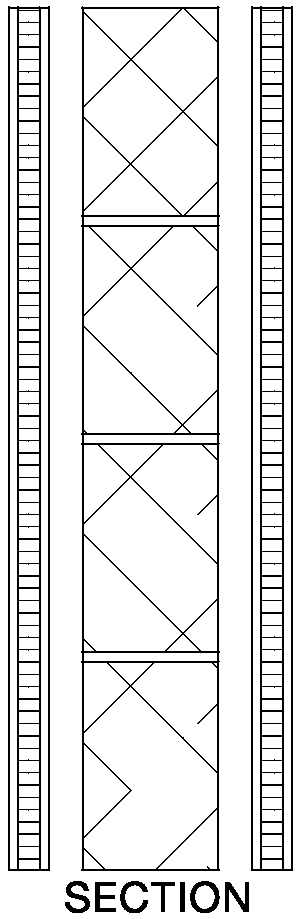Diagram 2-30: Wall type 3.3 with independent composite panels soundproofing